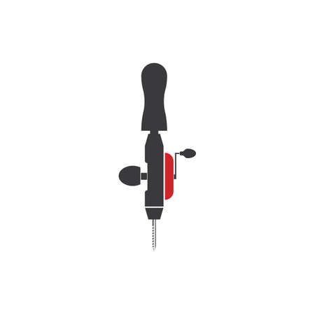 crank drill icon vector illustration template design.のイラスト素材