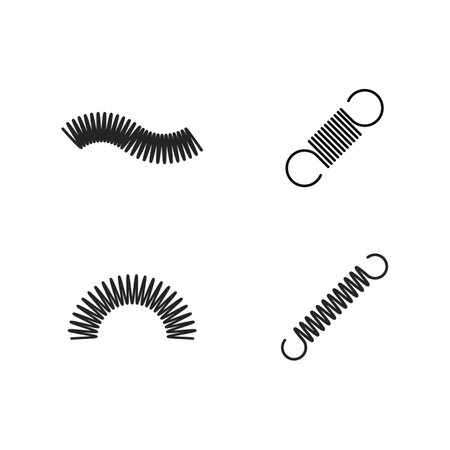 metal spring vector icon illustration design templateのイラスト素材