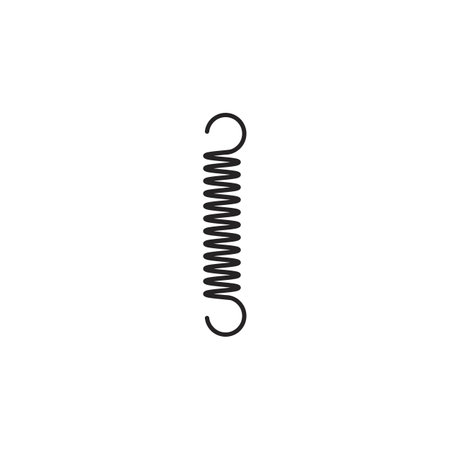 metal spring vector icon illustration design templateのイラスト素材