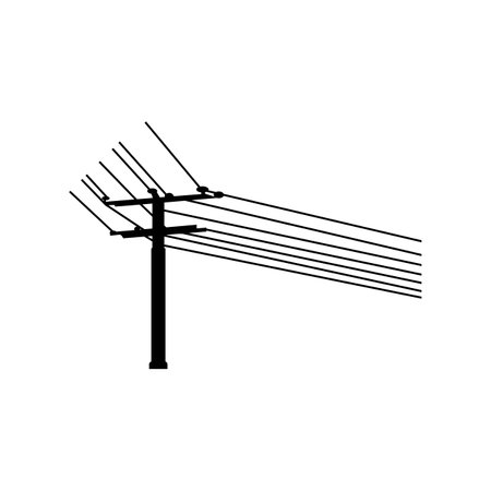 electric pole icon vector illustration symbol designのイラスト素材