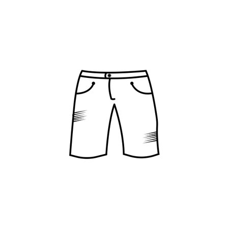 shorts vector icon illustration symbol designのイラスト素材