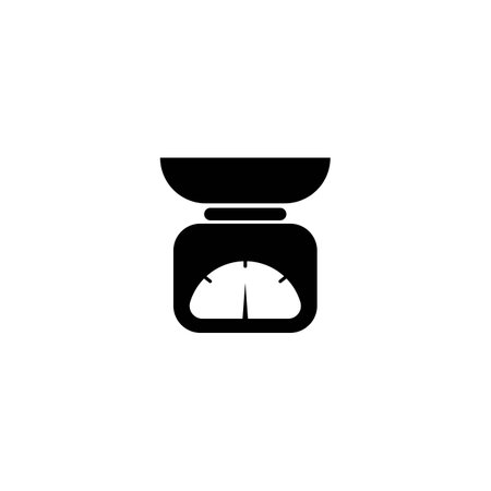 weighing vector icon illustration template designのイラスト素材