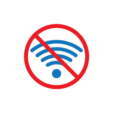 locked wifi signal icon vector illustration symbol designのイラスト素材