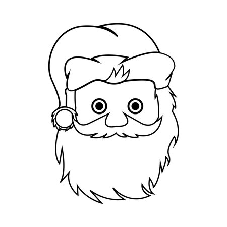santa claus icon vector illustration template designのイラスト素材