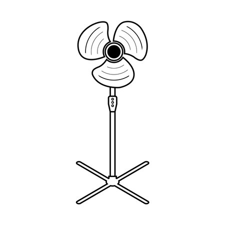 fan icon vector illustration template designのイラスト素材