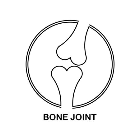 bone joints icon vector illustration symbol designのイラスト素材