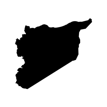 Syria map icon vector illustration symbol designのイラスト素材