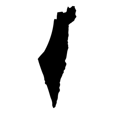 Palestine map icon vector illustration symbol designのイラスト素材