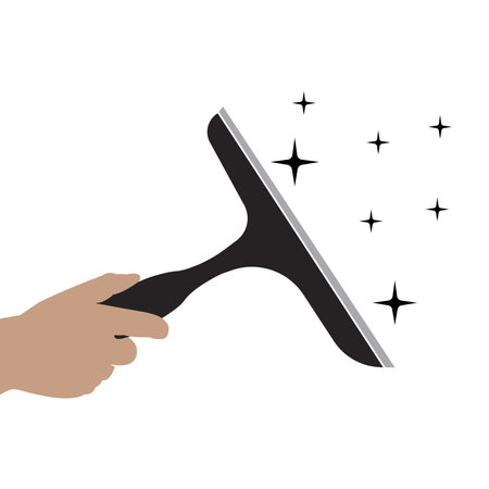 glass cleaner icon vector illustration symbol design