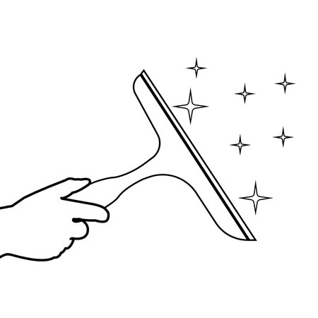glass cleaner icon vector illustration symbol designのイラスト素材