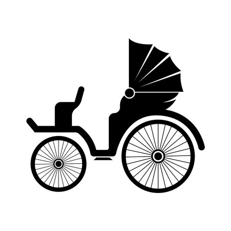 Carriage icon vector illustration symbol designのイラスト素材