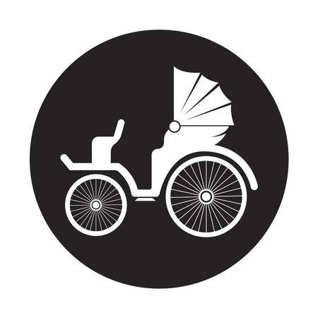 Carriage icon vector illustration symbol designのイラスト素材