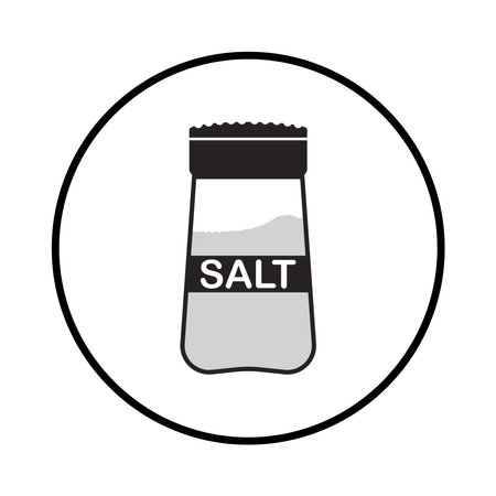 salt icon or salt bottle vector illustration symbol designのイラスト素材