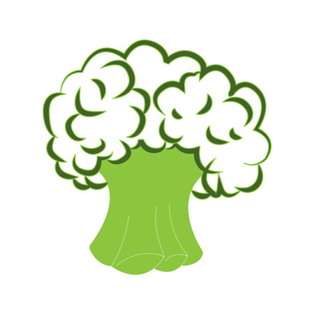 broccoli icon vector illustration template designのイラスト素材