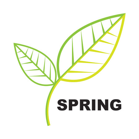 Spring Icon vector illustration logo templateのイラスト素材