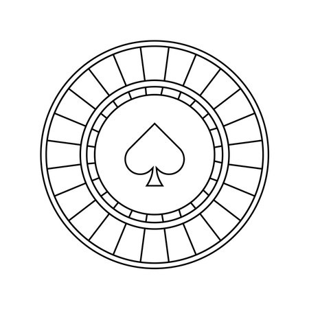 Casino icon vector illustration symbol logo designのイラスト素材