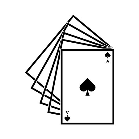 Casino icon vector illustration symbol logo designのイラスト素材