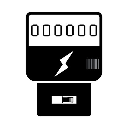 electricity meter icon vector illustration symbol designのイラスト素材