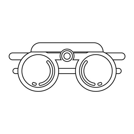 eye health test lens icon vector illustration symbol designのイラスト素材