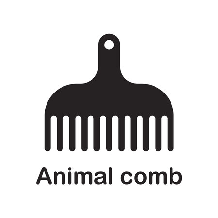 Animal comb icon vector illustration symbol designのイラスト素材