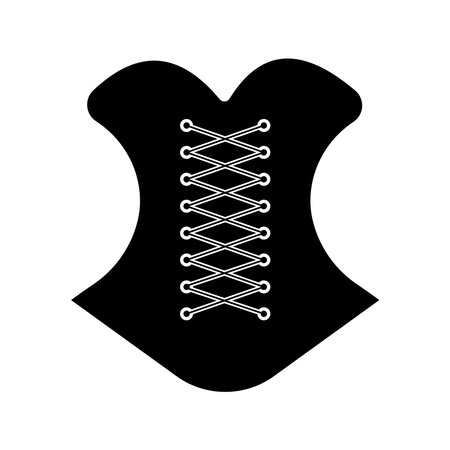 women's corset icon vector illustration symbol designのイラスト素材