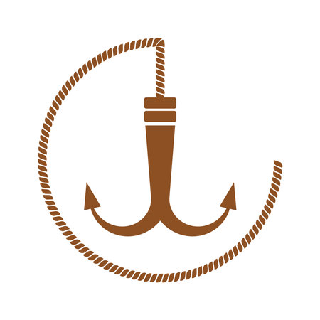 grappling hook icon vector illustration logo designのイラスト素材