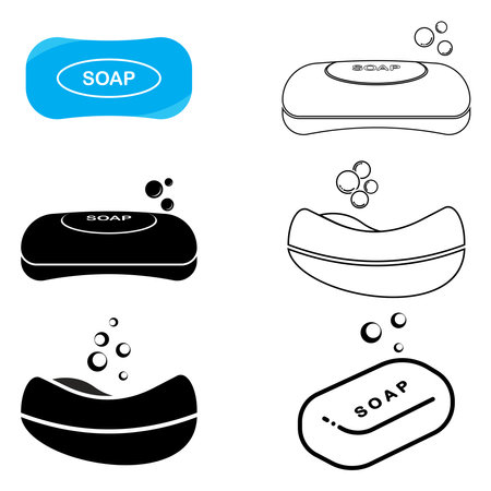 bar soap icon vector illustration symbol designのイラスト素材