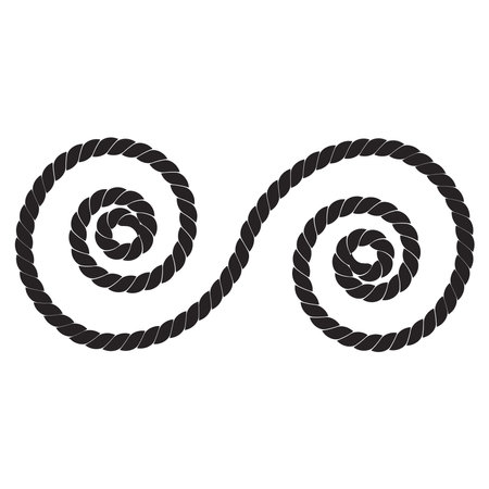 Rope icon vector illustration symbol designのイラスト素材