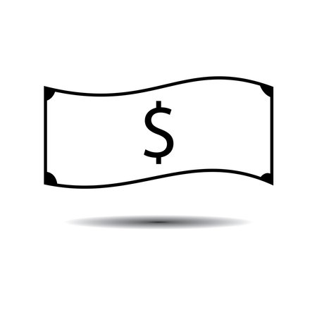 dolar icon vector illustration symbol designのイラスト素材