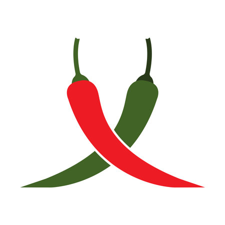 chili logo vector illustration template designのイラスト素材
