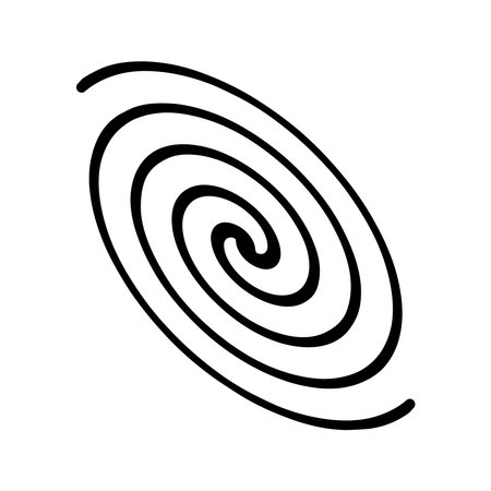 hypnotist circle icon vector illustration symbol designのイラスト素材