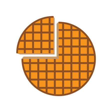 Waffle icon vector illustration symbol design templateのイラスト素材