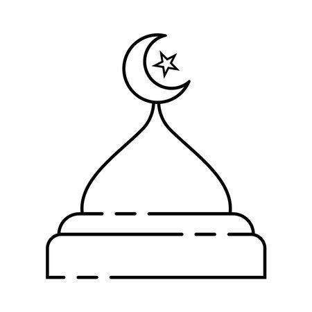 Mosque icon vector illustration template designのイラスト素材