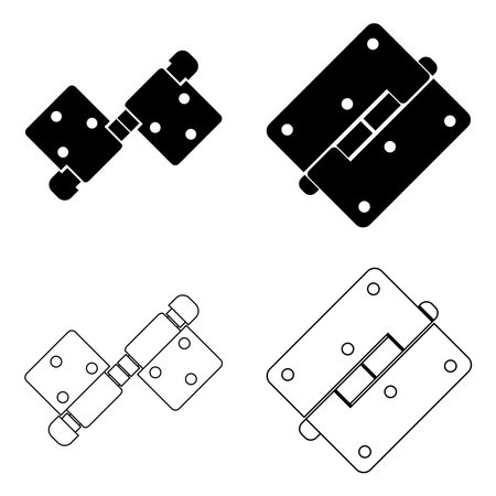 Door hinge icon vector illustration symbol designのイラスト素材