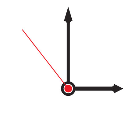 wall clock icon vector illustration symbol designのイラスト素材