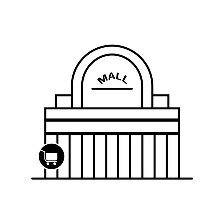 MALL icon vector illustration symbol designのイラスト素材