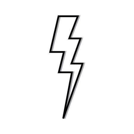 Lightning icon vector illustration template designのイラスト素材
