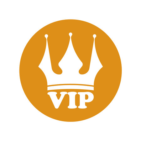 VIP icon,vector illustration people have special priority,sign meaning highly prioritizedのイラスト素材