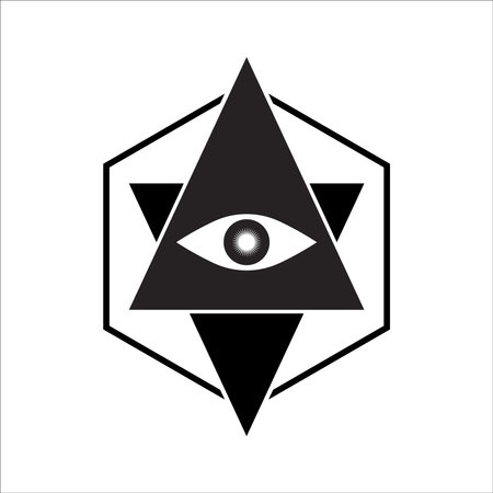 Blasphemy religion icon vector illustration symbol desiignのイラスト素材