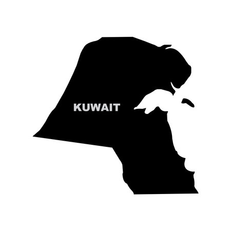 KUWAIT map icon vector illustration symbol designのイラスト素材