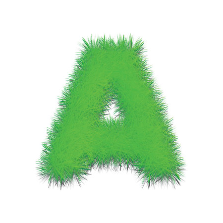 synthetic grass icon vector illustration symbol templateのイラスト素材