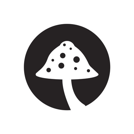 Mushroom icon illustration isolated vector sign symbolのイラスト素材