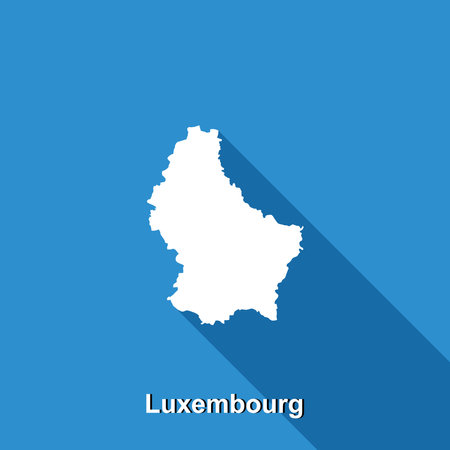 Luxembourg map icon,vector illustration symbol backgroundのイラスト素材