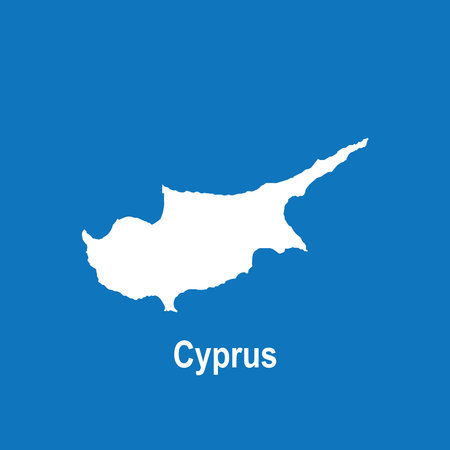 Cyprus map icon,vector illustration symbol designのイラスト素材