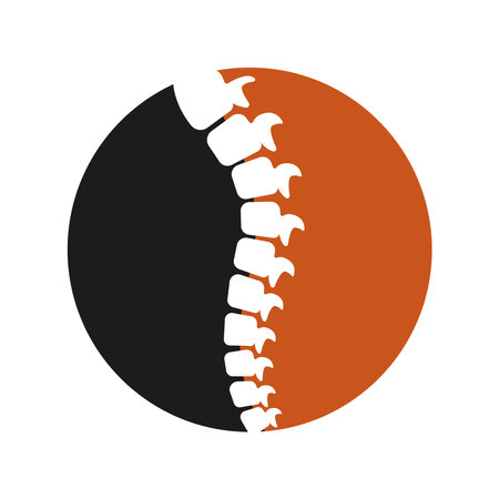 Spine icon,vector illustration logo template