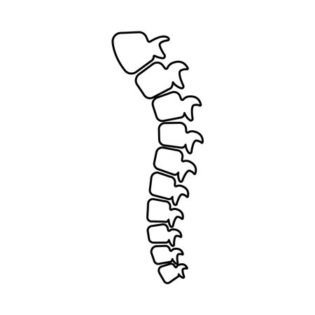 Spine icon,vector illustration logo template