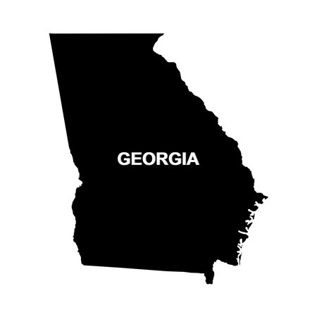 Georgia map icon,vector illustration symbol designのイラスト素材