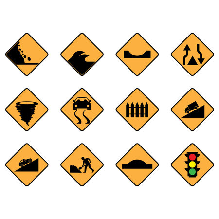 Traffic sign icon,vector illustration symbol templateのイラスト素材