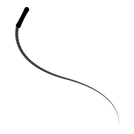 Fishing line icon. Simple illustration of fishing line icon for webのイラスト素材