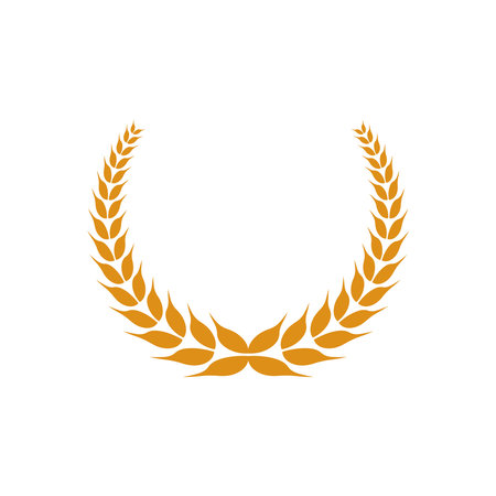 Agriculture wheat Logo Template vector icon designのイラスト素材